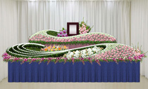 家族葬・一般葬（E）プラン（18尺生花祭壇）
