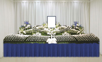 家族葬・一般葬（F）プラン（18尺生花祭壇）